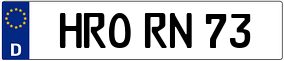 Truck License Plate